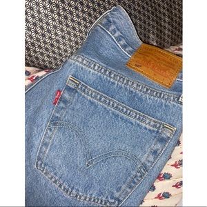 Levi’s 501 high rise straight